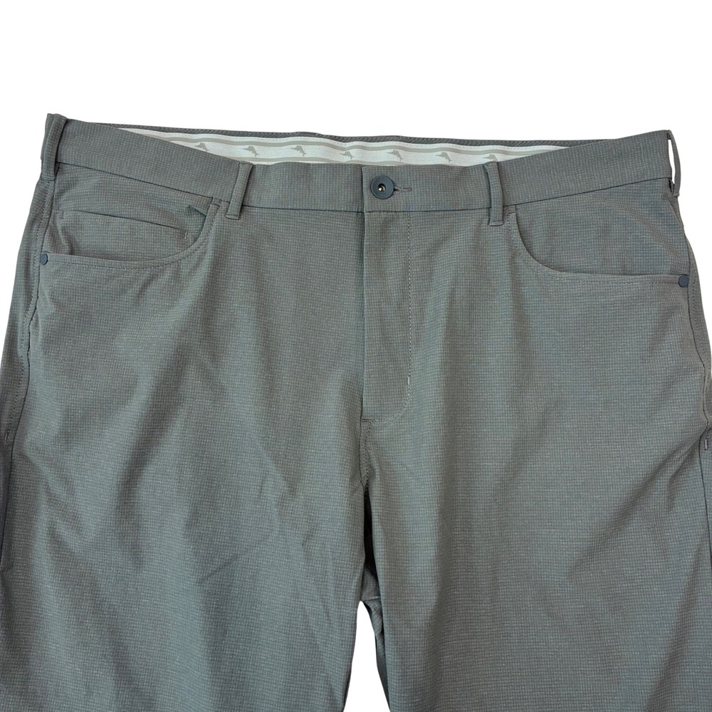 Tommy‎ Bahama Pants Men 40x30 Gray Boracay Performance Stretch Golf Travel Chino